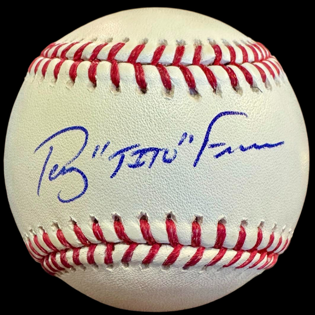 Terry "Tito" Francona Autographed Rawlings Official ROMLB Baseball - JSA COA